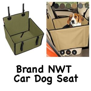 Extra Sturdy Dog Car Seat - 4 straps - eliminate interior dog hair and scratches